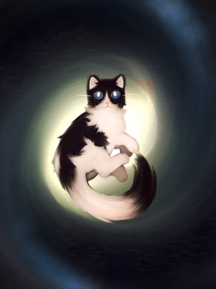 Milky Way, painted by @_sincatt for Project No More